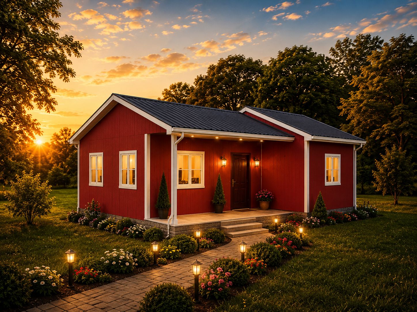 75m² Tek Katlı Prefabrik Ev